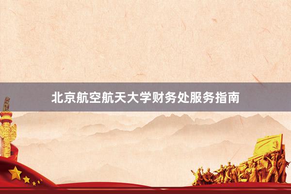 北京航空航天大学财务处服务指南